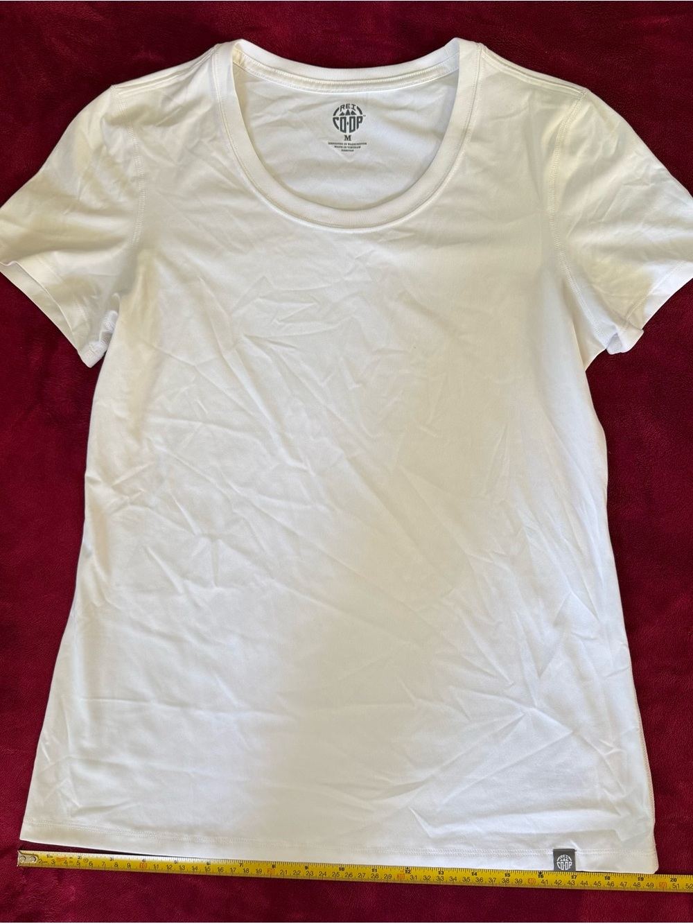 REI White Women’s Short-Sleeve Crewneck Tee